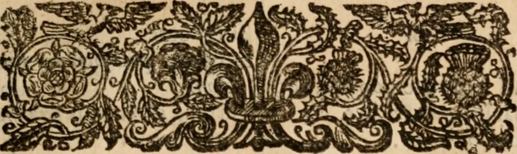 An illustration from An historicall discourse of the uniformity of the government of England .., 1647, leaf 342