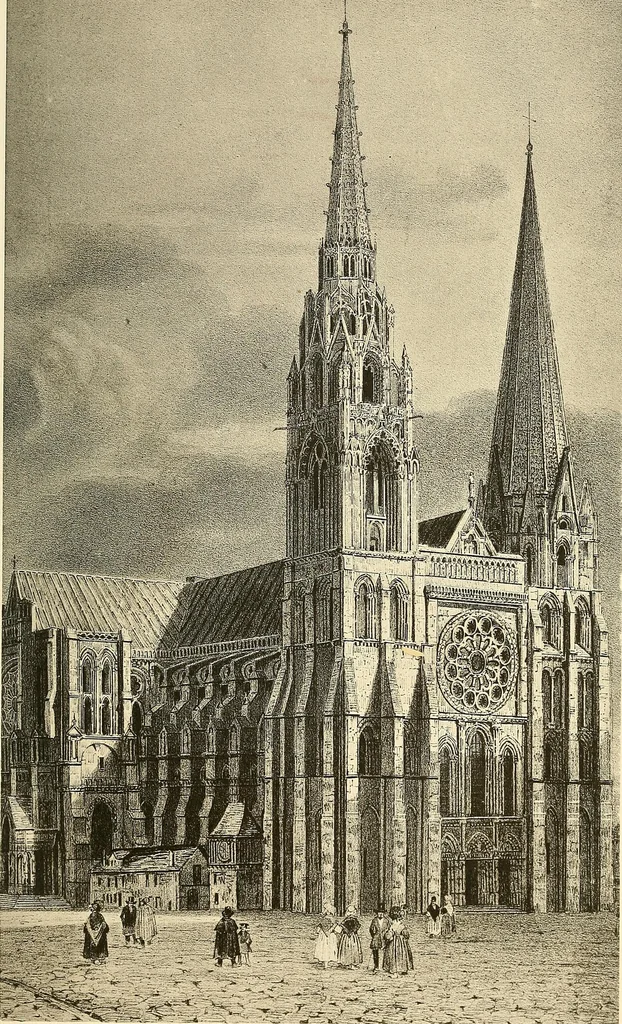An illustration from The historical monuments of France, 1898, leaf 126