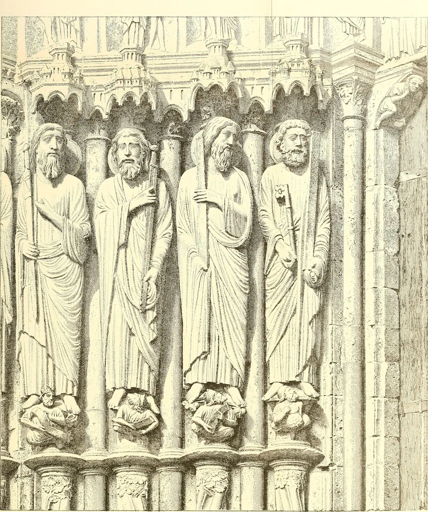 An illustration from The historical monuments of France, 1898, leaf 130