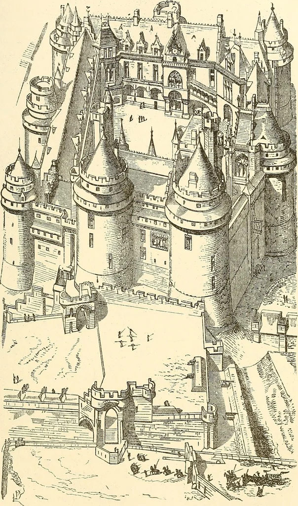 An illustration from The historical monuments of France, 1898, leaf 170