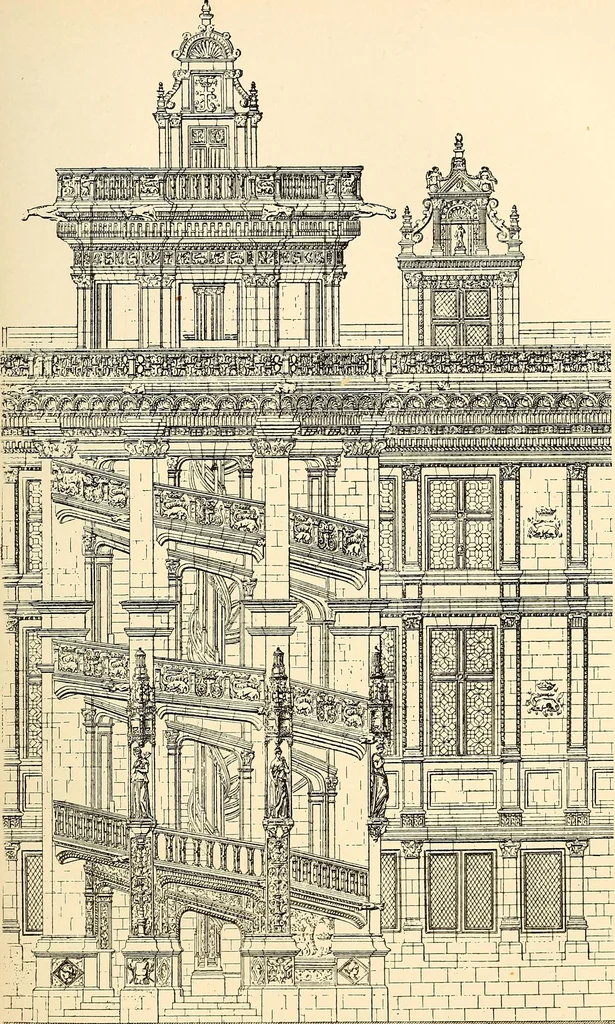 An illustration from The historical monuments of France, 1898, leaf 190