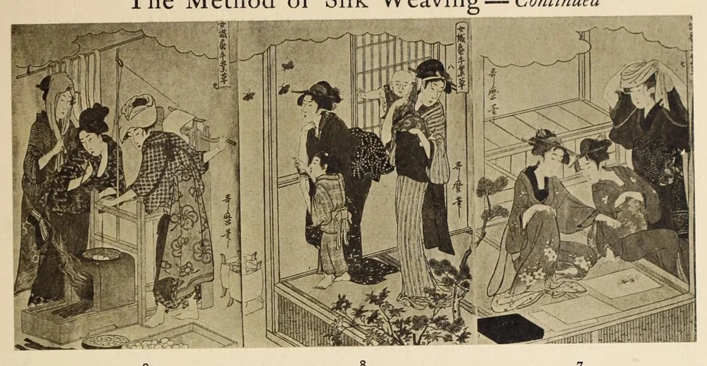 An illustration from An historical sketch of nishiki and kinran brocades; with a catalog on one hundred and twenty rare specimens dating from 1400 to 1812 A. D., 1914, leaf 13