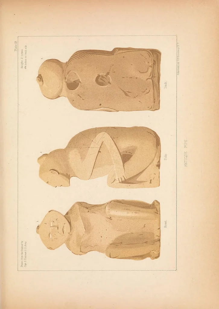 An illustration from Historical and statistical information respecting the history, condition, and prospects of the Indian tribes of the United States : collected and prepared under the direction of the Bureau of Indian Affairs per act of Congress of March 3rd, 1847, 1851, leaf 127