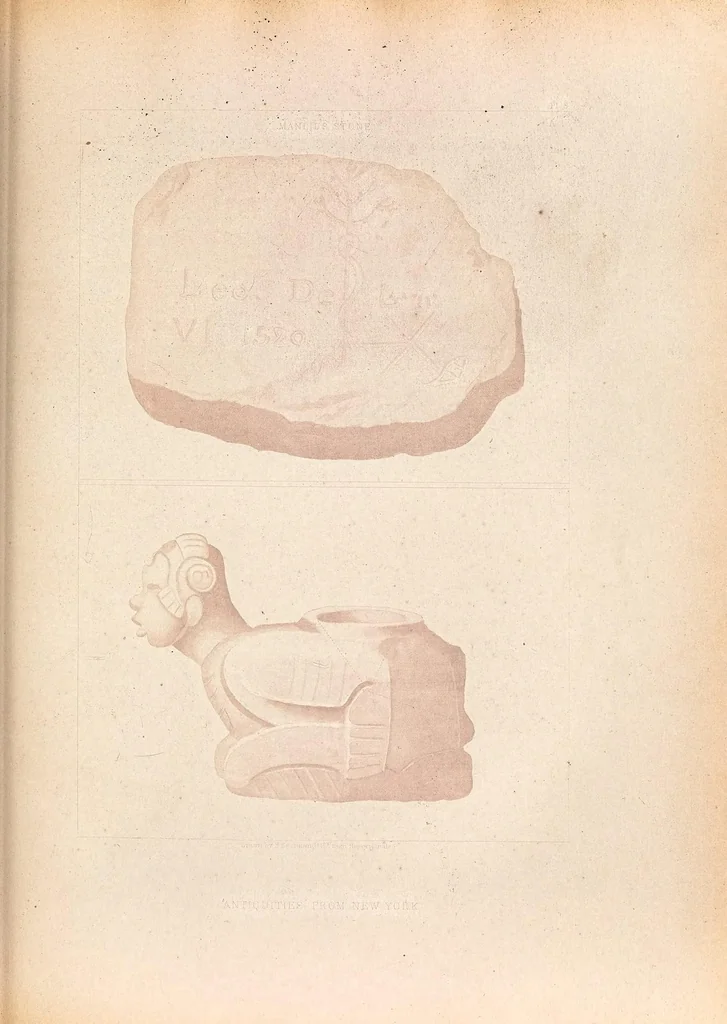 An illustration from Historical and statistical information respecting the history, condition, and prospects of the Indian tribes of the United States : collected and prepared under the direction of the Bureau of Indian Affairs per act of Congress of March 3rd, 1847, 1851, leaf 111
