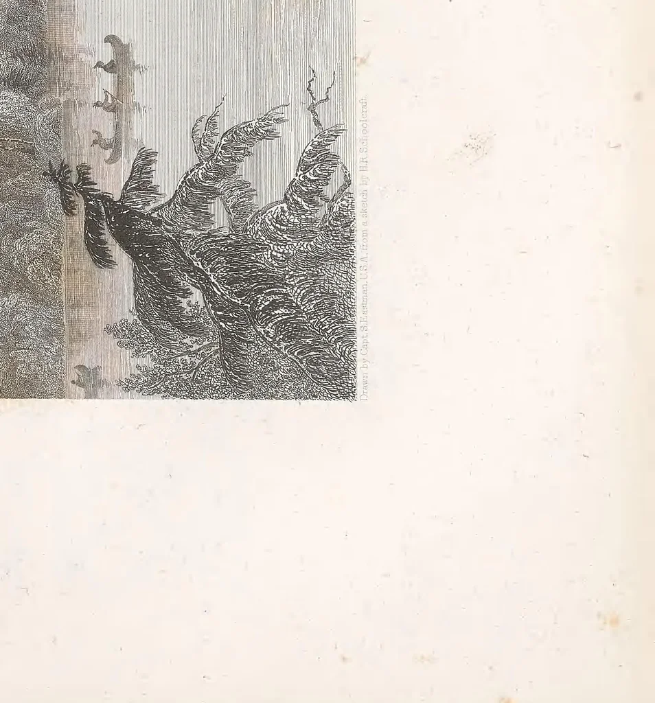 An illustration from Historical and statistical information respecting the history, condition, and prospects of the Indian tribes of the United States : collected and prepared under the direction of the Bureau of Indian Affairs per act of Congress of March 3rd, 1847, 1851, leaf 517