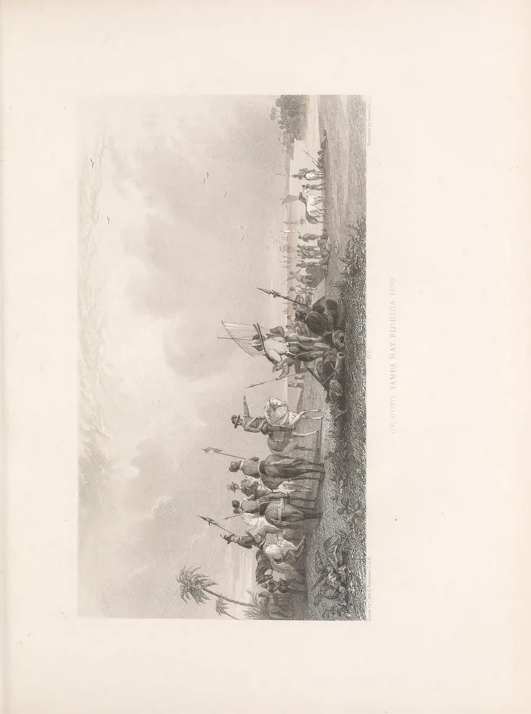 An illustration from Historical and statistical information respecting the history, condition, and prospects of the Indian tribes of the United States : collected and prepared under the direction of the Bureau of Indian Affairs per act of Congress of March 3rd, 1847, 1851, leaf 45
