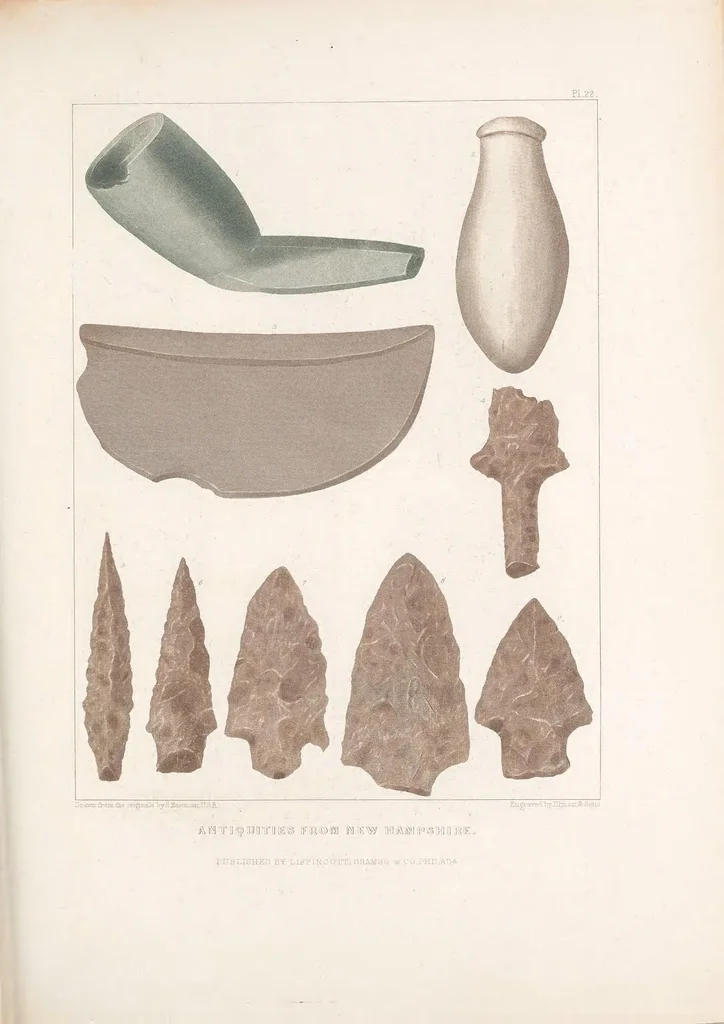 An illustration from Historical and statistical information respecting the history, condition, and prospects of the Indian tribes of the United States : collected and prepared under the direction of the Bureau of Indian Affairs per act of Congress of March 3rd, 1847, 1851, leaf 233