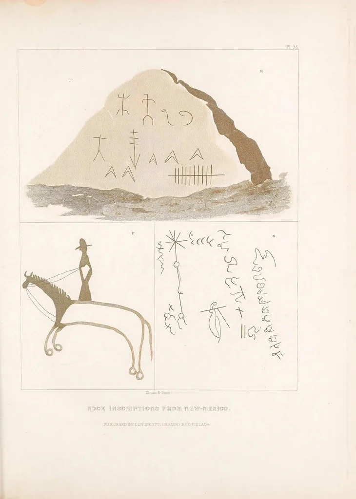 An illustration from Historical and statistical information respecting the history, condition, and prospects of the Indian tribes of the United States : collected and prepared under the direction of the Bureau of Indian Affairs per act of Congress of March 3rd, 1847, 1851, leaf 339
