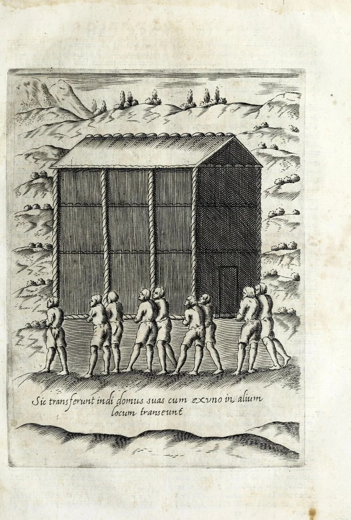 An illustration from Historica relatione del regno di Cile : e delle missioni e ministerij che esercita in quelle la Compagnia di Giesu, 1646, leaf 105