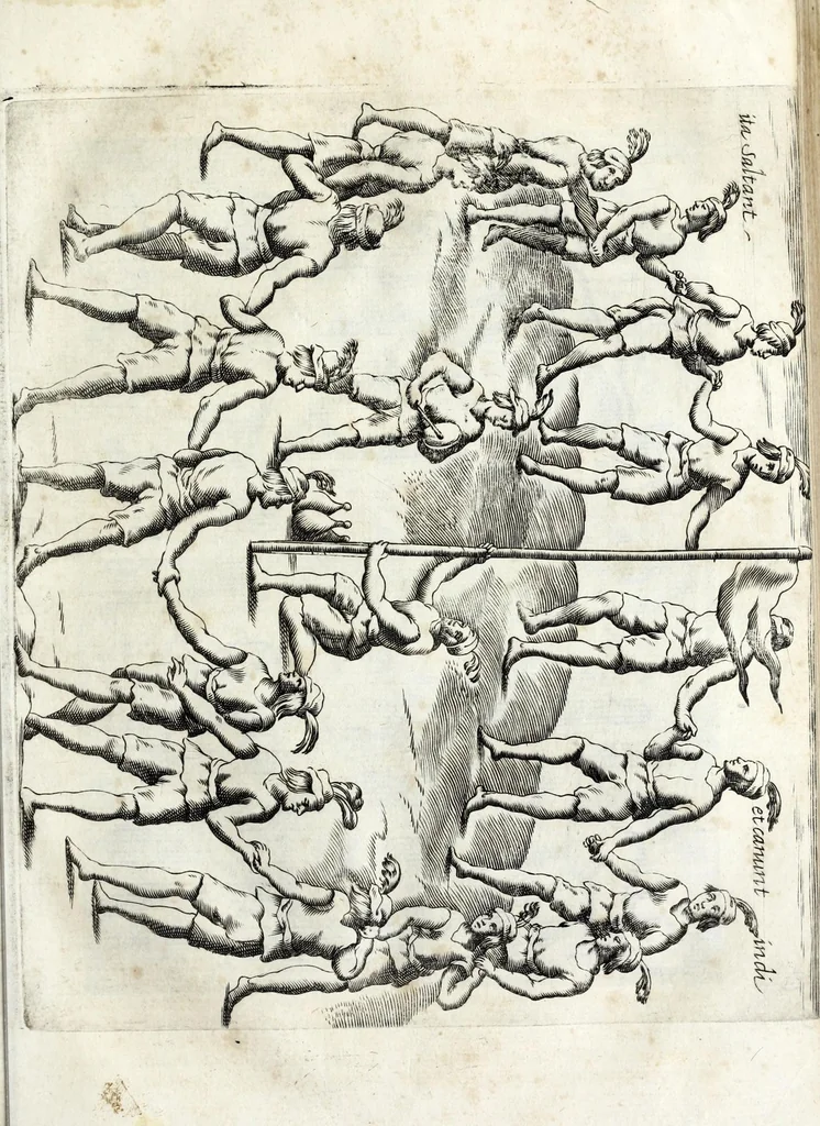An illustration from Historica relatione del regno di Cile : e delle missioni e ministerij che esercita in quelle la Compagnia di Giesu, 1646, leaf 109