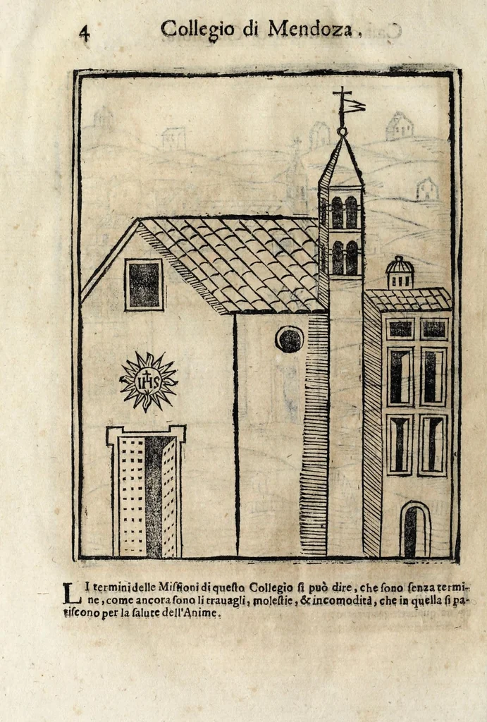 An illustration from Historica relatione del regno di Cile : e delle missioni e ministerij che esercita in quelle la Compagnia di Giesu, 1646, leaf 434