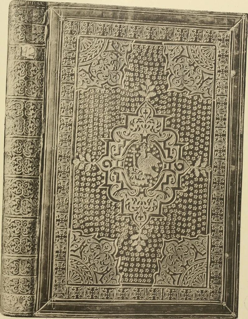 An illustration from Historic bindings in the Bodleian Library, Oxford : with reproductions of twenty-four of the finest bindings, 1891, leaf 164