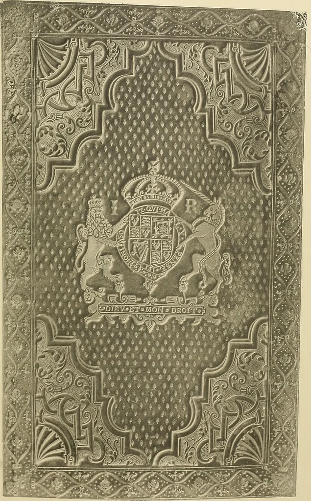 An illustration from Historic bindings in the Bodleian Library, Oxford : with reproductions of twenty-four of the finest bindings, 1891, leaf 180
