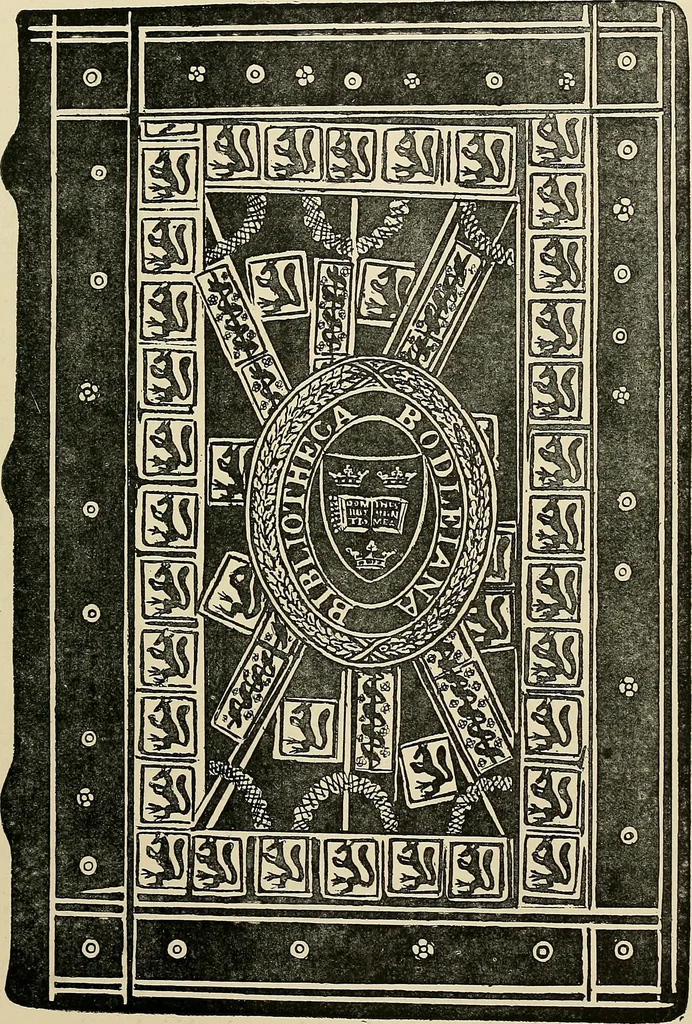 An illustration from Historic bindings in the Bodleian Library, Oxford : with reproductions of twenty-four of the finest bindings, 1891, leaf 30