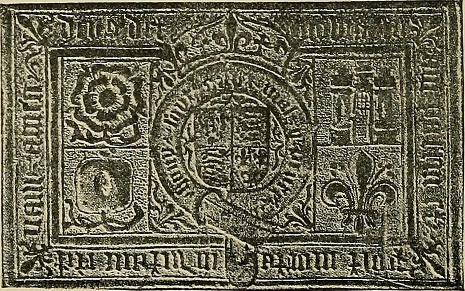 An illustration from Historic bindings in the Bodleian Library, Oxford : with reproductions of twenty-four of the finest bindings, 1891, leaf 41