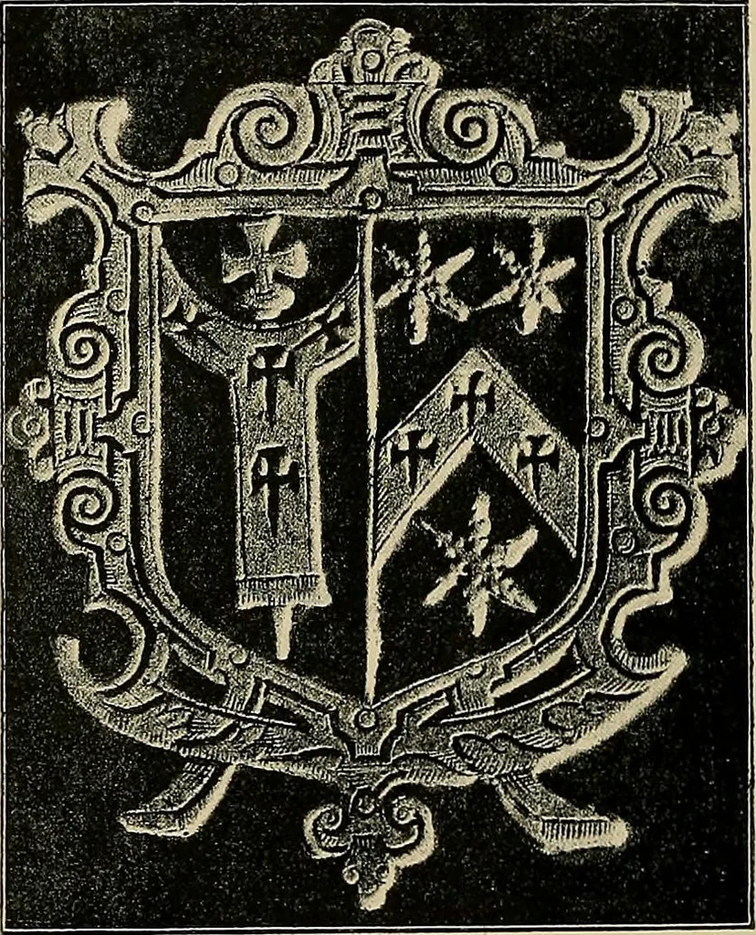 An illustration from Historic bindings in the Bodleian Library, Oxford : with reproductions of twenty-four of the finest bindings, 1891, leaf 49