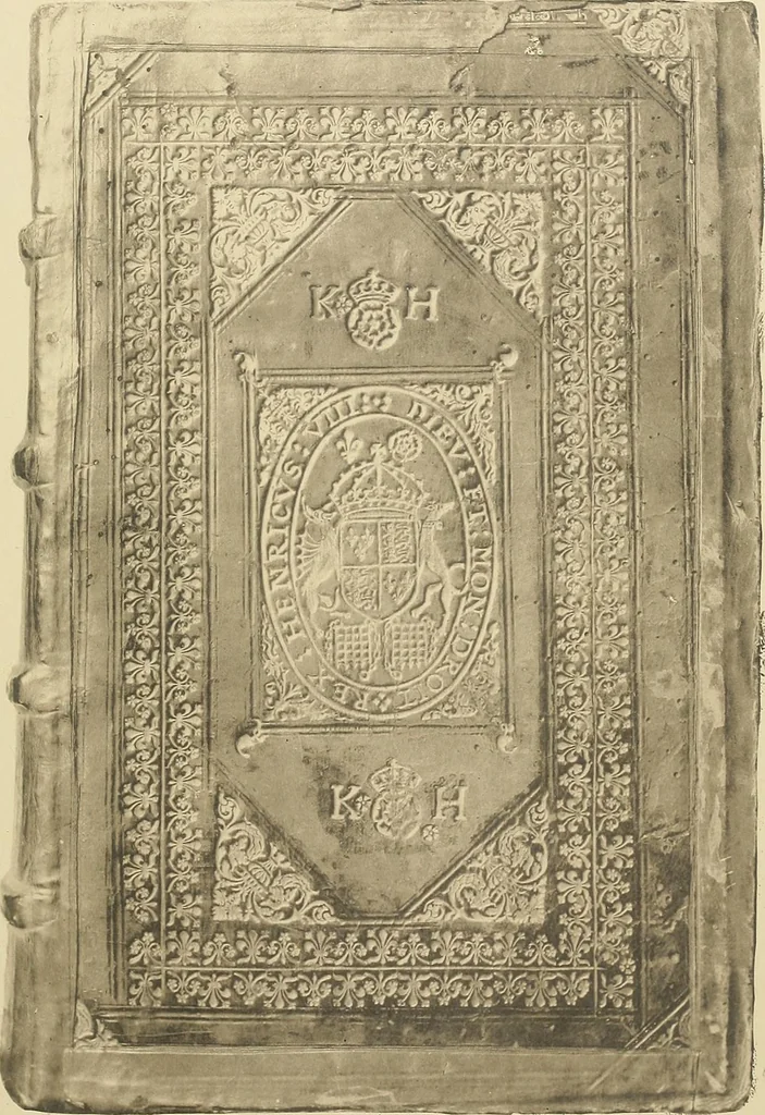 An illustration from Historic bindings in the Bodleian Library, Oxford : with reproductions of twenty-four of the finest bindings, 1891, leaf 96