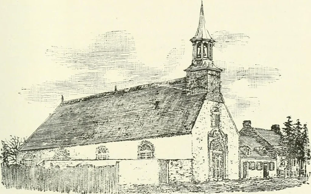 An illustration from Historic Canadian ground : the La Salle homestead of 1666 and other old landmarks of French Canada on the Lower Lachine Road, 1892, leaf 22