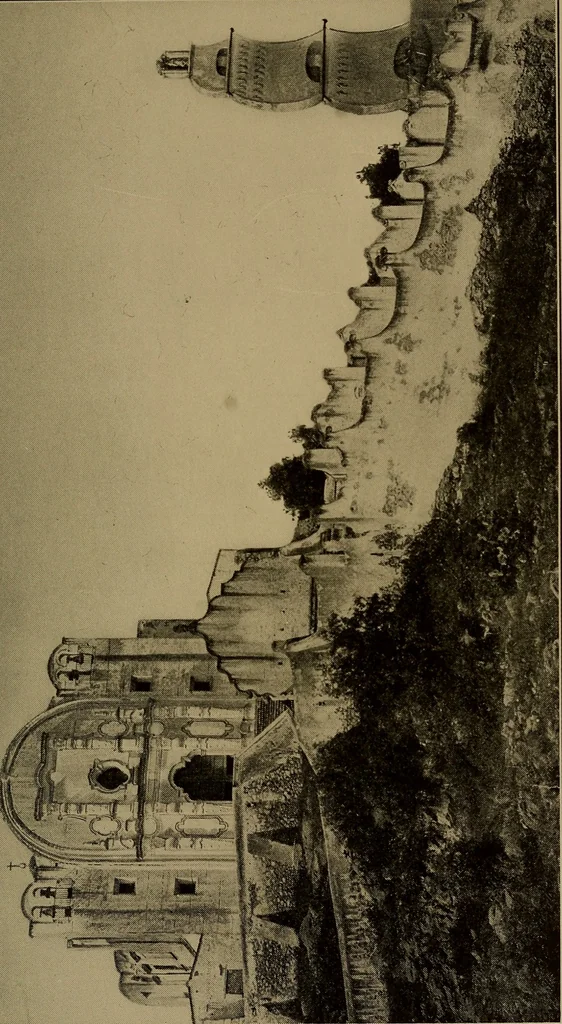An illustration from Historic churches in Mexico, 1915, leaf 118