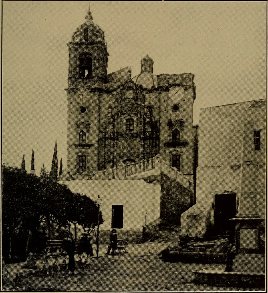 An illustration from Historic churches in Mexico, 1915, leaf 174