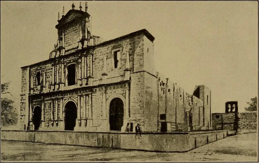 An illustration from Historic churches in Mexico, 1915, leaf 206