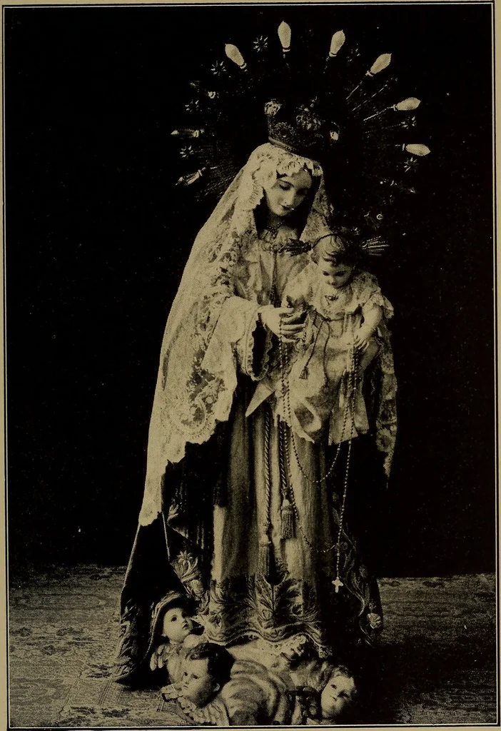 An illustration from Historic churches in Mexico, 1915, leaf 208