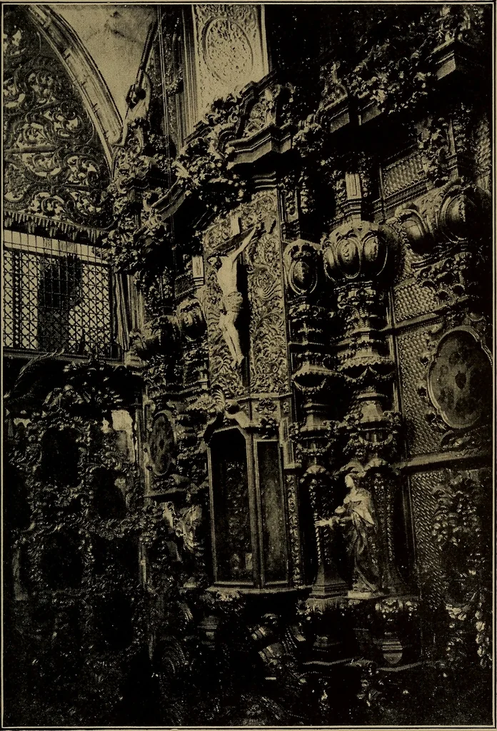 An illustration from Historic churches in Mexico, 1915, leaf 222