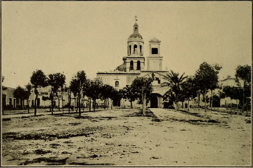 An illustration from Historic churches in Mexico, 1915, leaf 229