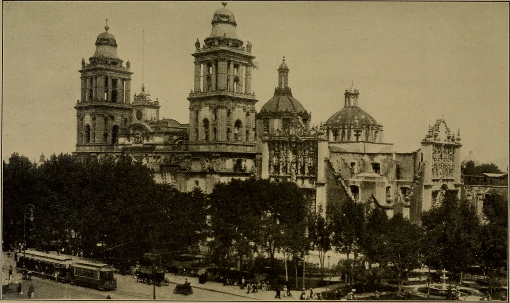 An illustration from Historic churches in Mexico, 1915, leaf 50