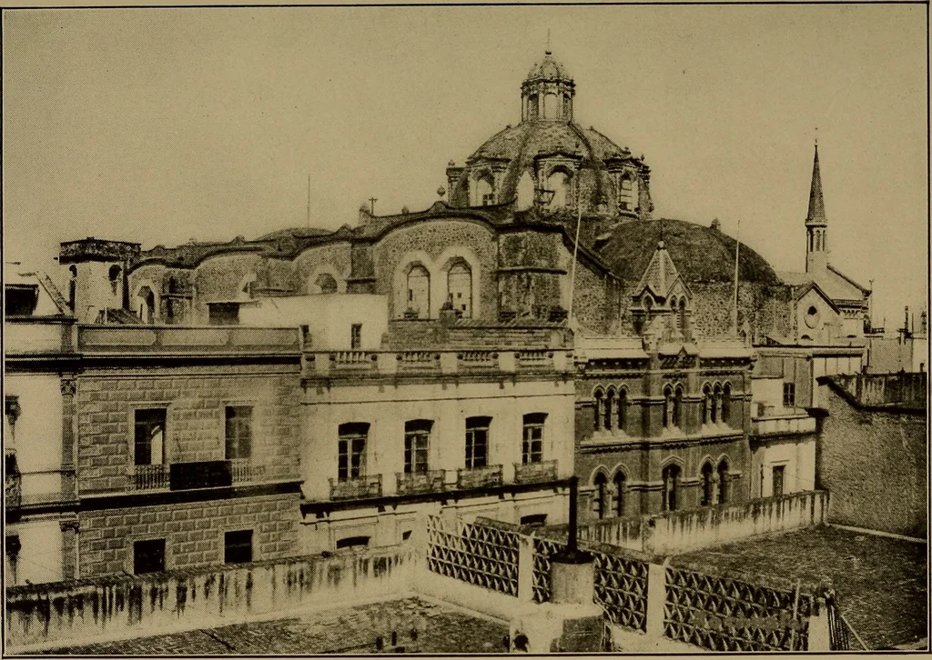 An illustration from Historic churches in Mexico, 1915, leaf 56