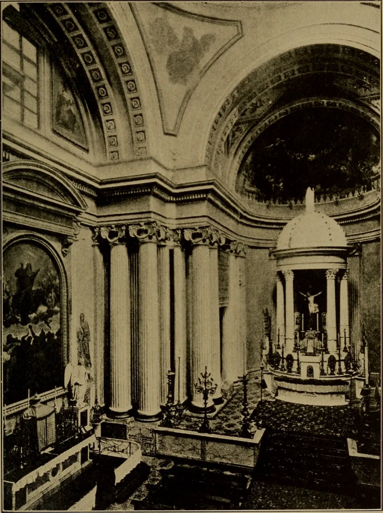 An illustration from Historic churches in Mexico, 1915, leaf 76