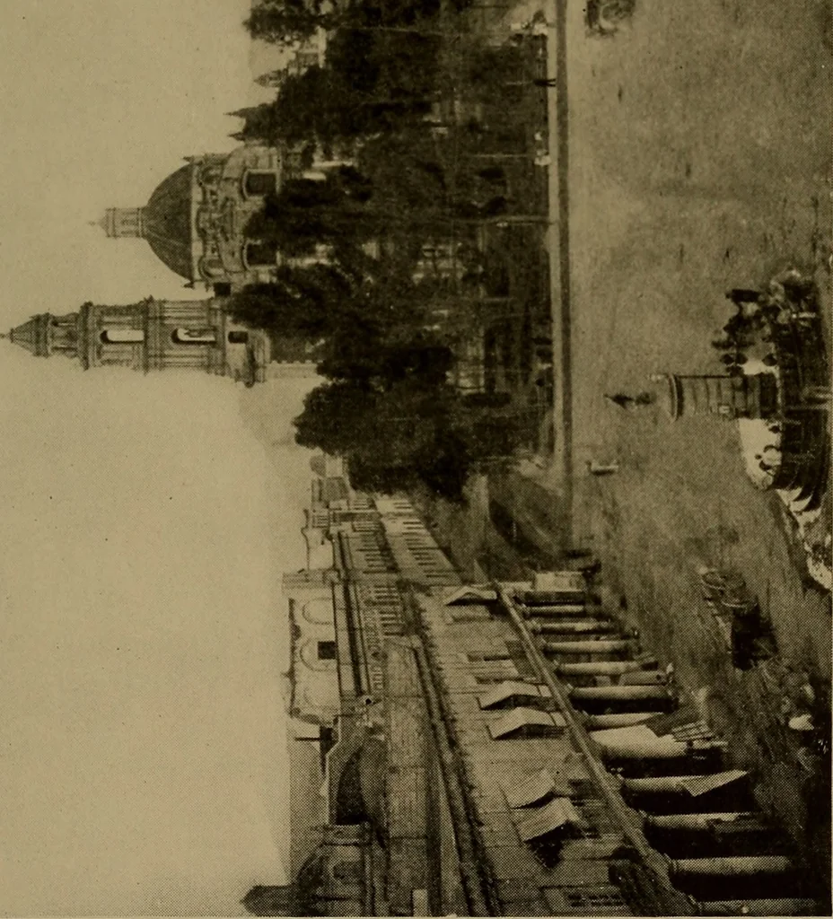An illustration from Historic churches in Mexico, 1915, leaf 92