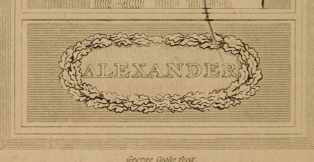 An illustration from The historic gallery of portraits and paintings; or, Biographical review:, 1807, leaf 19