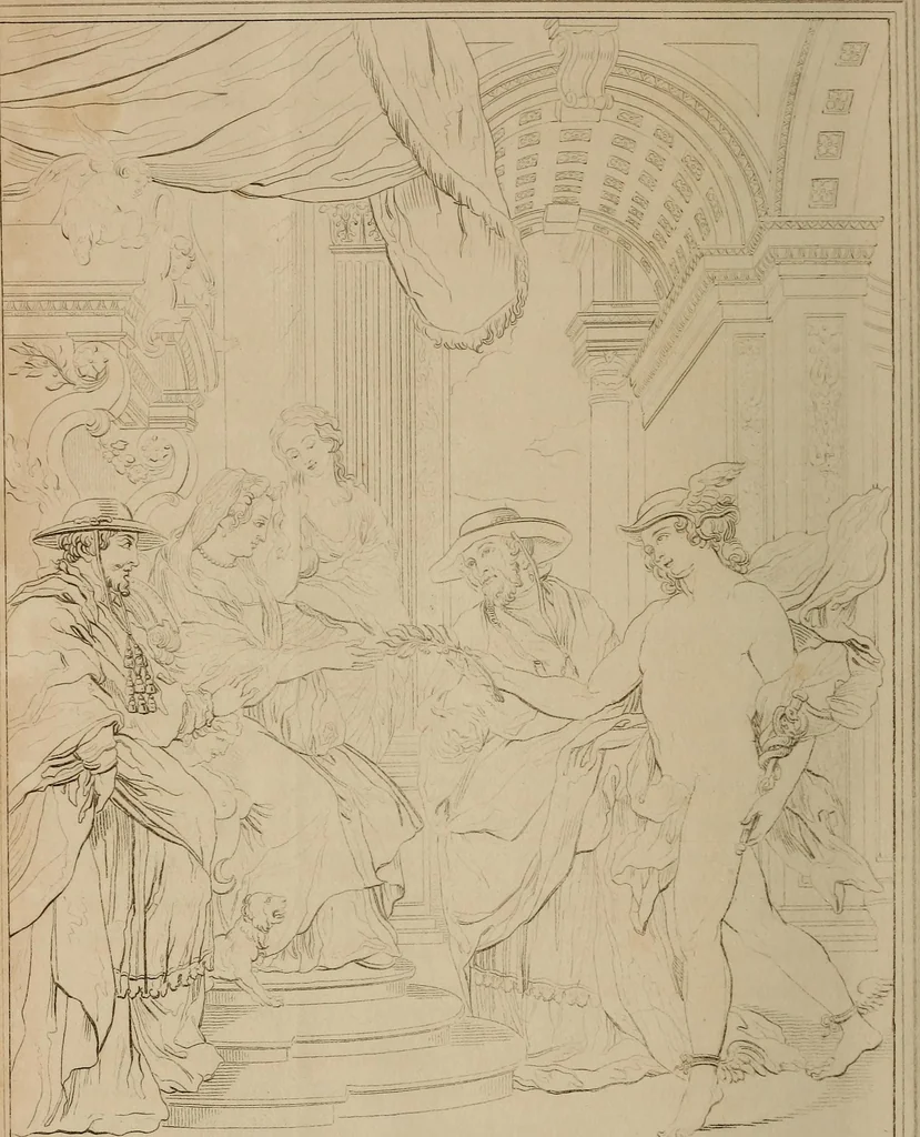 An illustration from The historic gallery of portraits and paintings; or, Biographical review:, 1807, leaf 407