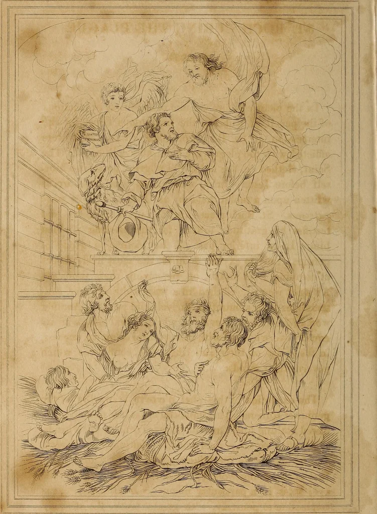 An illustration from The historic gallery of portraits and paintings; or, Biographical review:, 1807, leaf 343