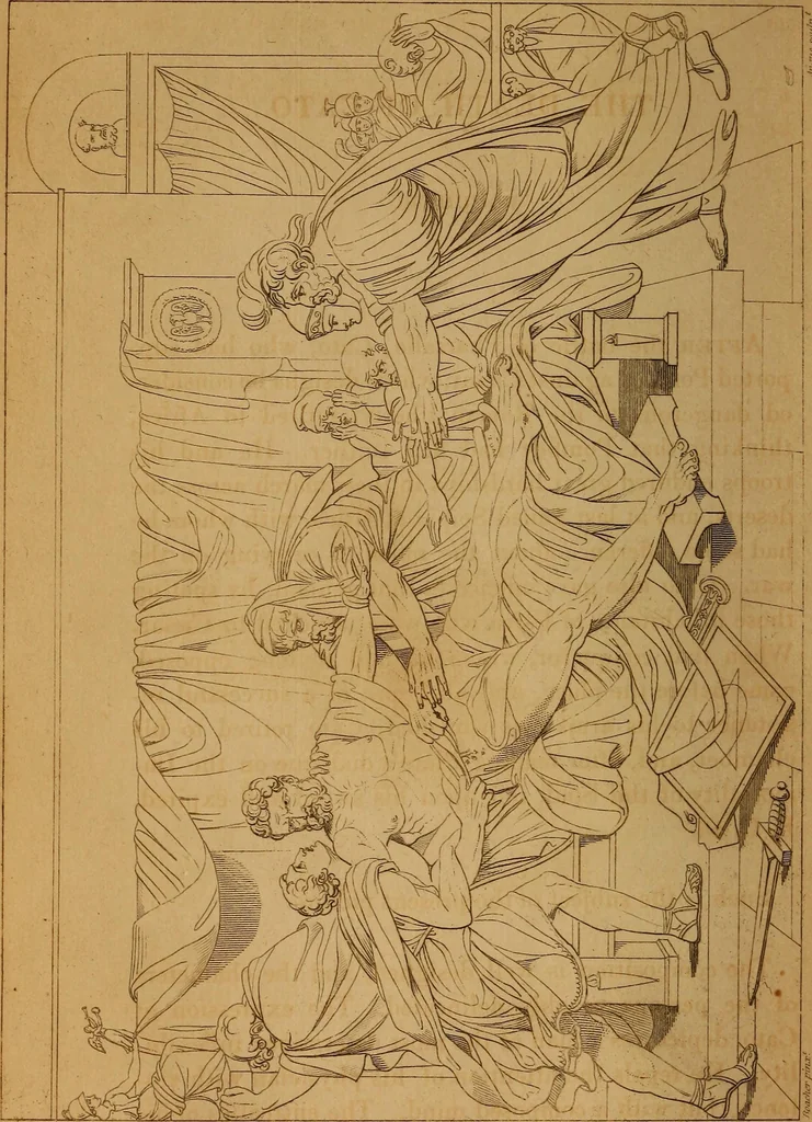 An illustration from The historic gallery of portraits and paintings; or, Biographical review:, 1807, leaf 243
