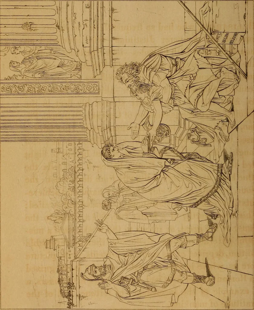An illustration from The historic gallery of portraits and paintings; or, Biographical review:, 1807, leaf 247