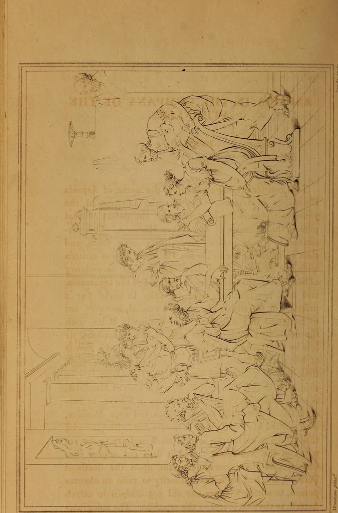 An illustration from The historic gallery of portraits and paintings; or, Biographical review:, 1807, leaf 287