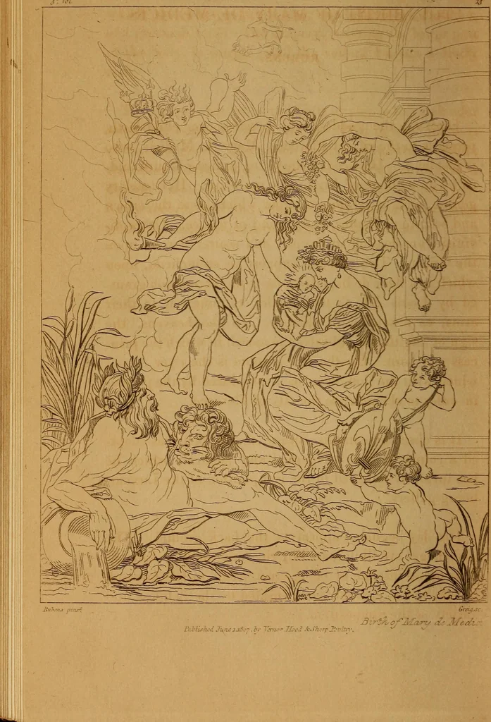 An illustration from The historic gallery of portraits and paintings; or, Biographical review:, 1807, leaf 311