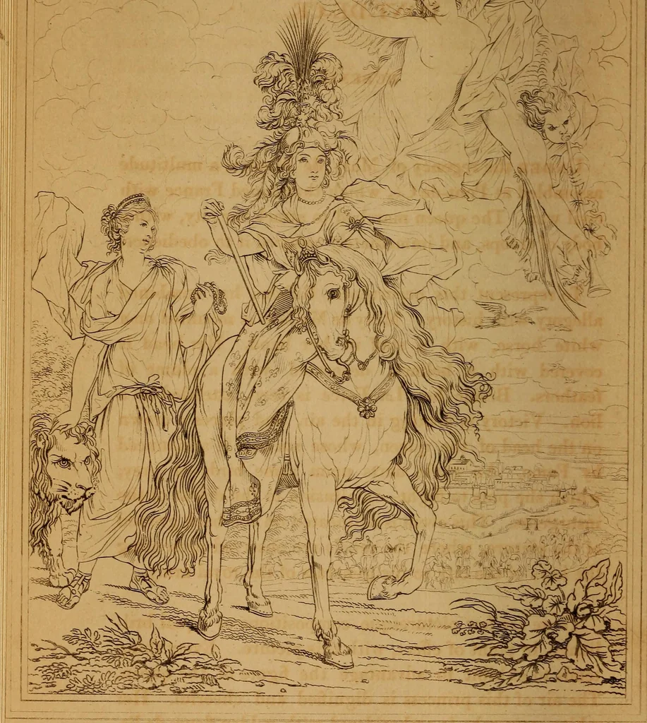 An illustration from The historic gallery of portraits and paintings; or, Biographical review:, 1807, leaf 315