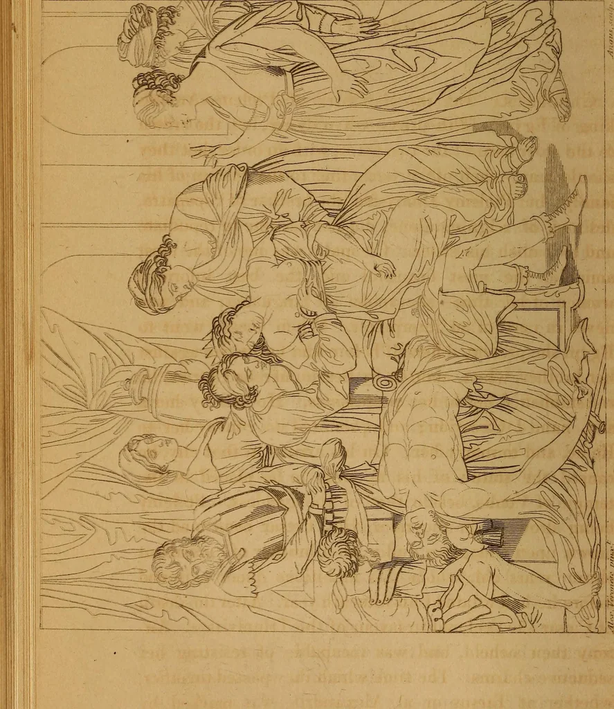 An illustration from The historic gallery of portraits and paintings; or, Biographical review:, 1807, leaf 339