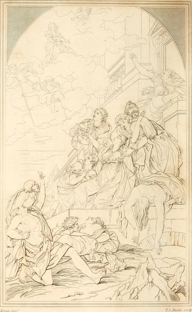 An illustration from The historic gallery of portraits and paintings; or, Biographical review:, 1807, leaf 197