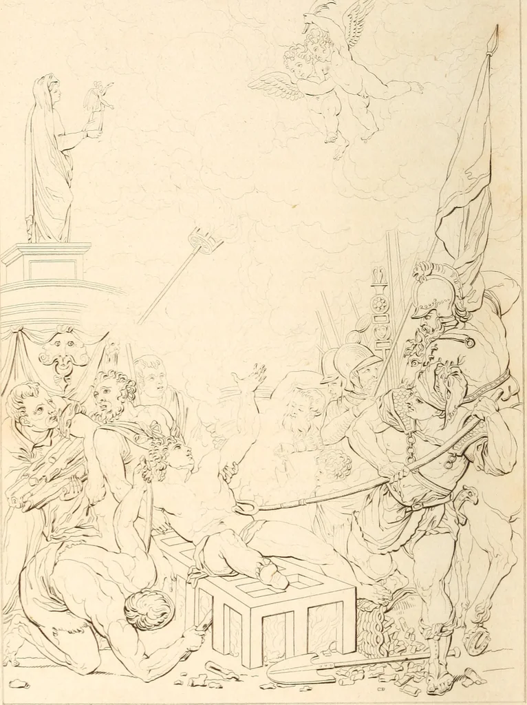 An illustration from The historic gallery of portraits and paintings; or, Biographical review:, 1807, leaf 287