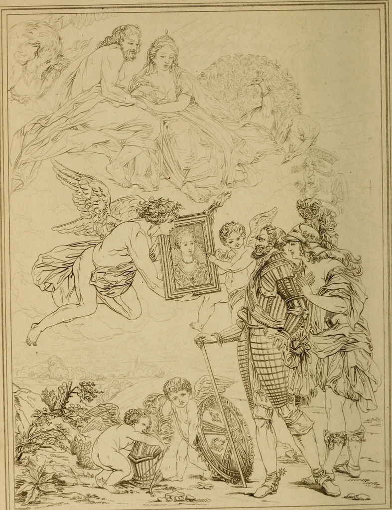 An illustration from The historic gallery of portraits and paintings; or, Biographical review:, 1807, leaf 389