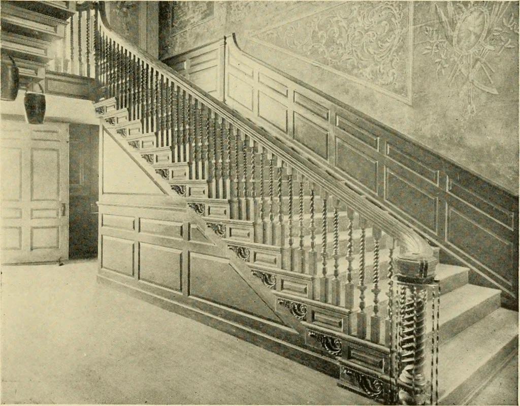 An illustration from Historic homes of New England, 1914, leaf 108