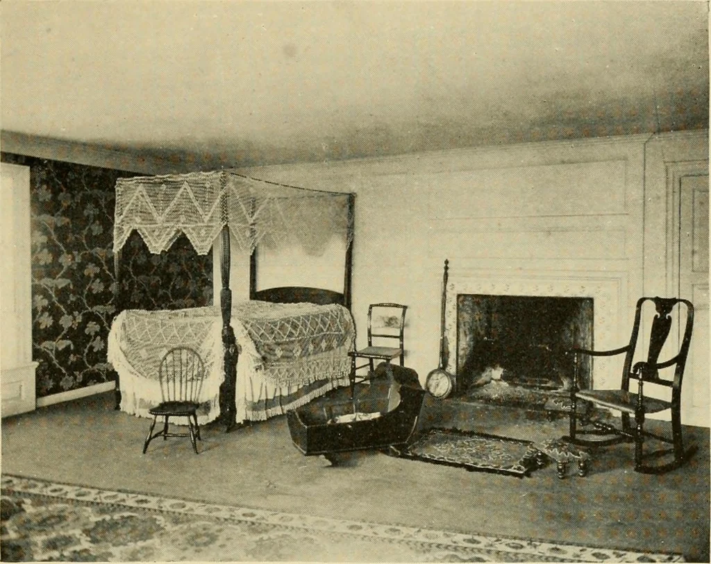 An illustration from Historic homes of New England, 1914, leaf 120