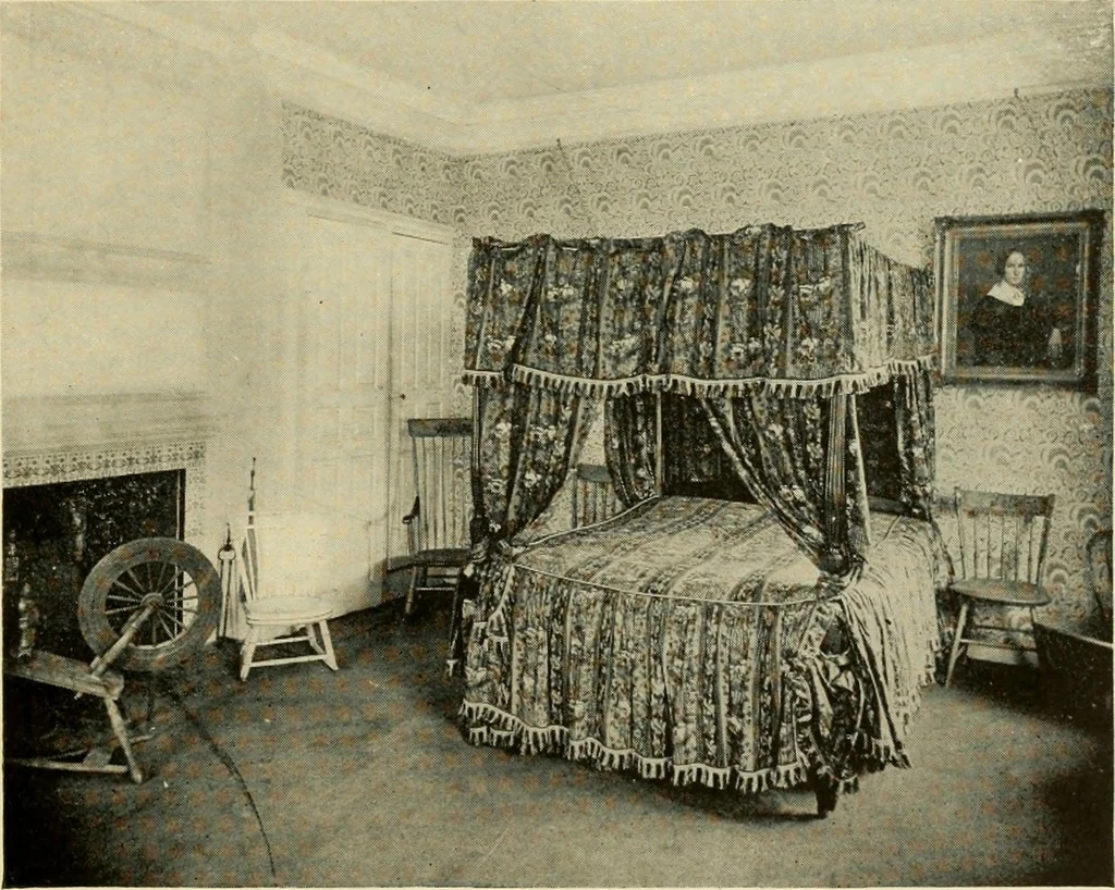 An illustration from Historic homes of New England, 1914, leaf 120