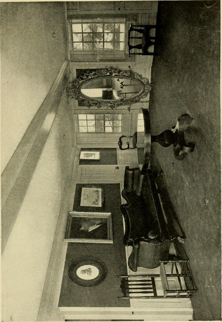 An illustration from Historic homes of New England, 1914, leaf 126