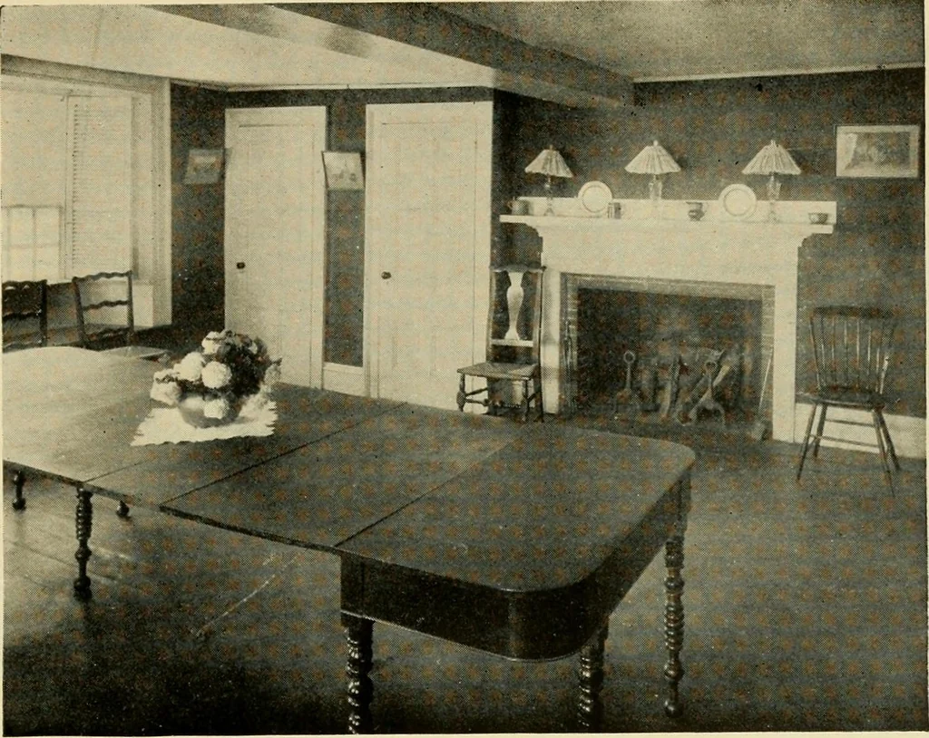 An illustration from Historic homes of New England, 1914, leaf 160