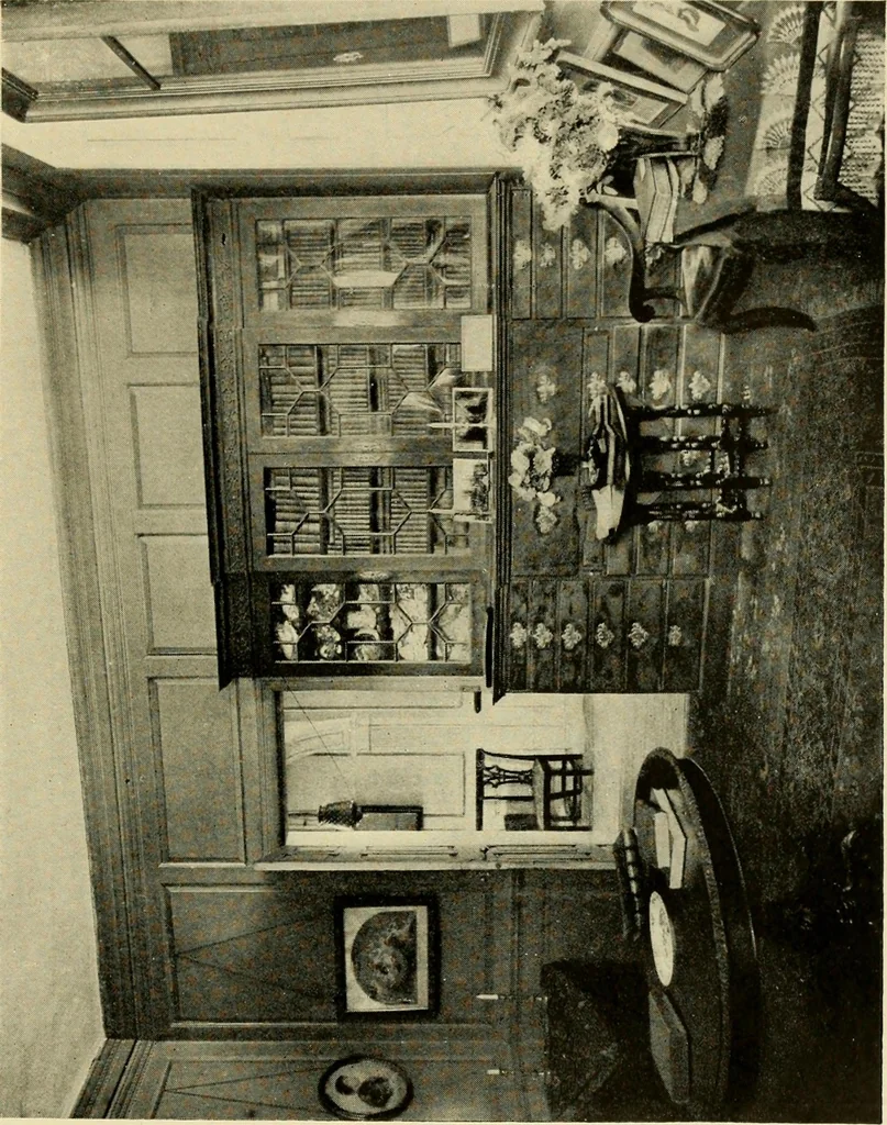 An illustration from Historic homes of New England, 1914, leaf 194